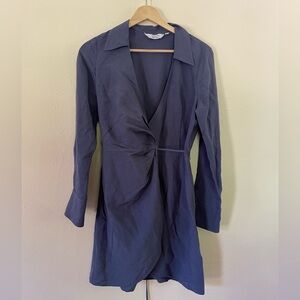 🌱 & Other Stories Elegant Blue Long-Sleeve Dress